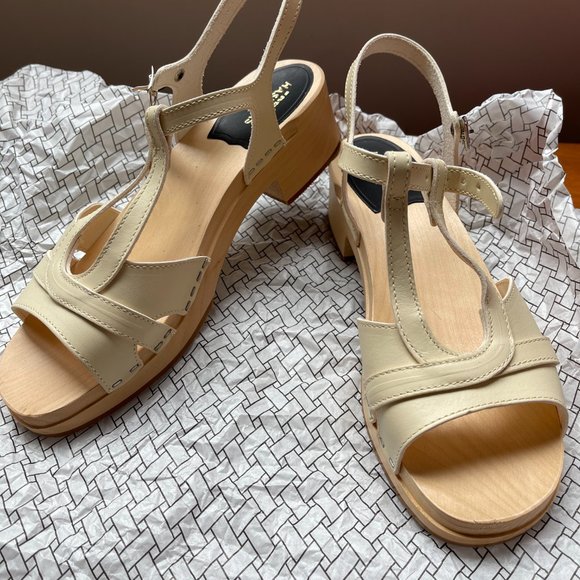 Swedish Hasbeens | Shoes | Swedish Hasbeens Ulla Low Creamy White | Poshmark
